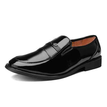 Men Black Business Casual Shoes