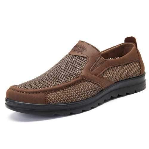 Large Size Men Soft Slip On Casual Shoes