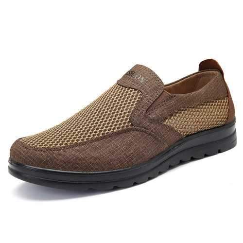 Large Size Men Mesh Cloth Breathable Casual Shoes