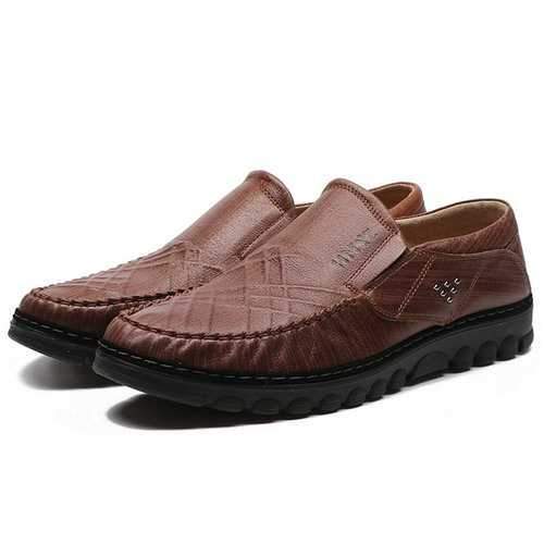 Men Microfiber Fabric Slip On Casual Shoes