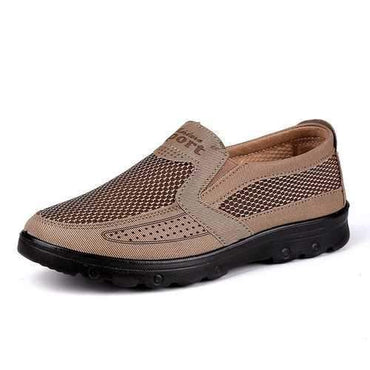 Large Size Men Mesh Splicing Casual Shoes