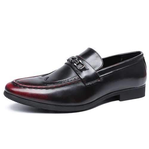 Men Microfiber Leather Non-slip Loafers