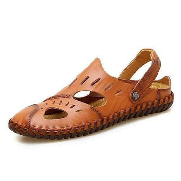 Large Size Men Water Leather Sandals