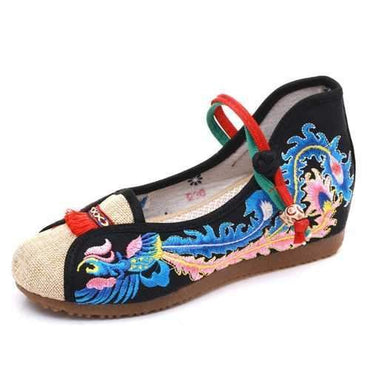 Phoenix Colorful Folkways Flat Shoes