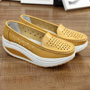 Platform Hollow Out Shake Casual Shoes