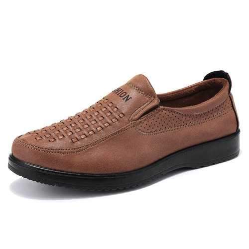 Men Woven Style Fabric Casual Shoes