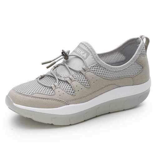 Rocker Sole Breathable Trainers