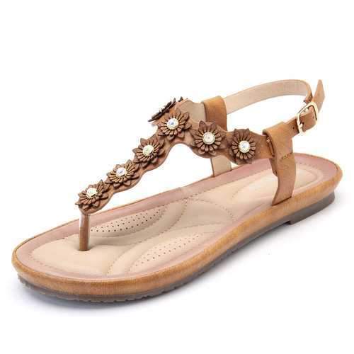 Flower Casual Buckle Sandals