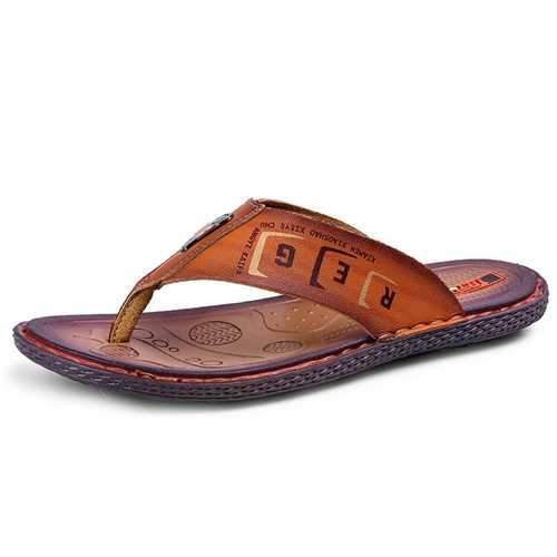 Men Clip Toe Soft Sole Casual Beach Flip Flops