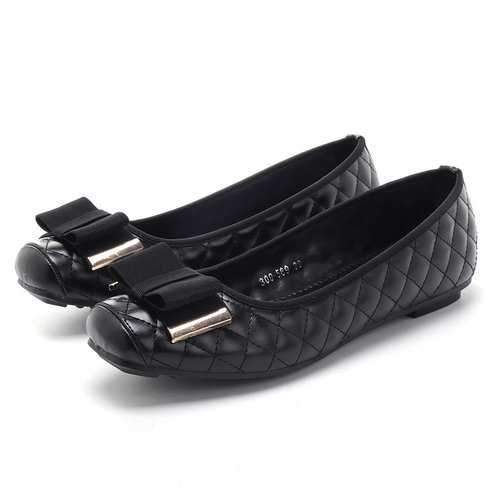 Bowknot Patent Leather Elegant Lady Flats