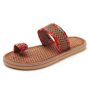 Printing Sweat  Palm Fibre Slippers