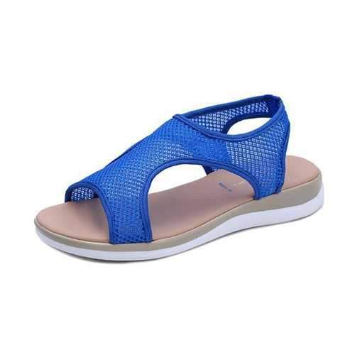 Large Size Mesh Elastic Band Sandals