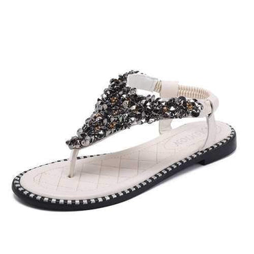 Bohemia Sequined Flat Sandals