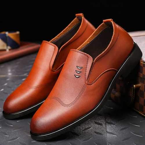 Men Classic Pointed Toe Formal Dress Shoes