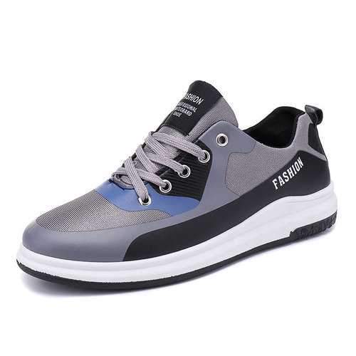 Men Color Blocking Casual Trainers