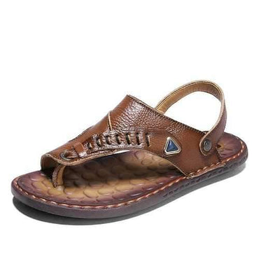 Men Genuine Leather Casual Sandals