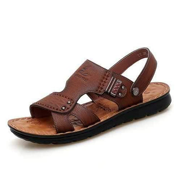 Men Microfiber Leather Opend Toe Sandals