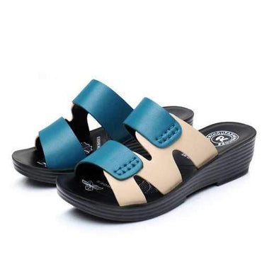 Peep Toe Wedge Sandals