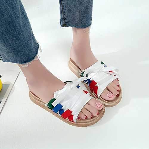 Multi-color Indoor Home Flat Slippers