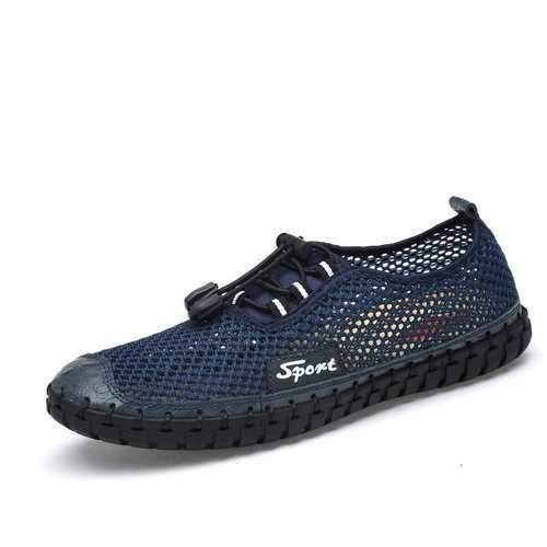 Men Mesh Fabric Casual Shoes