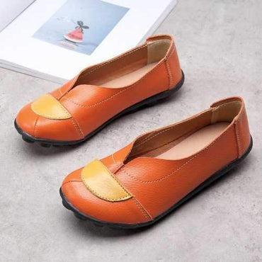 Leather Flat Soft Casual Loafers