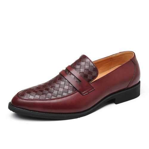 Men Stylish Woven Style Classic Loafers