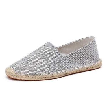 Men Slip On Linen Espadrilles