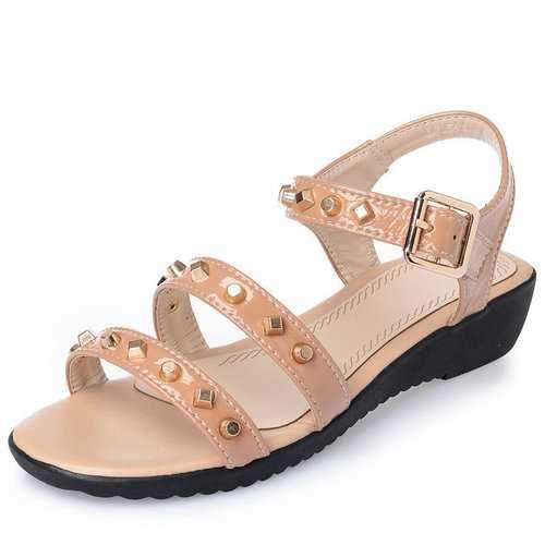 Large Size Rivets  Wedges Sandals