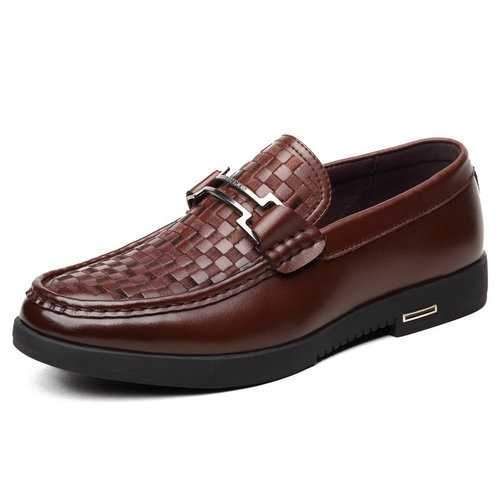 Men Stylish Woven Style Slip On Loafers