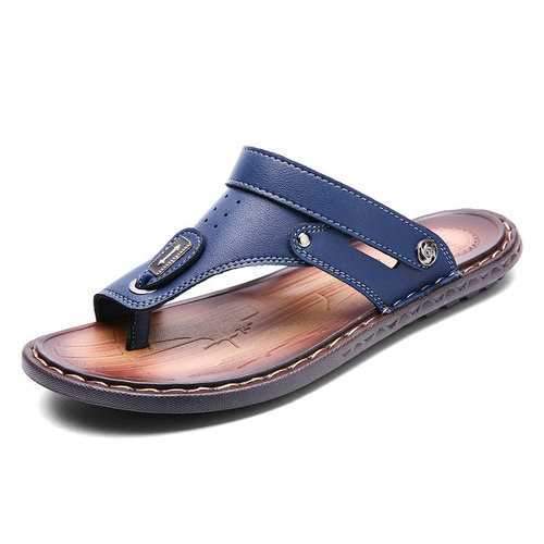 Men Microfiber Leather Water Sandals