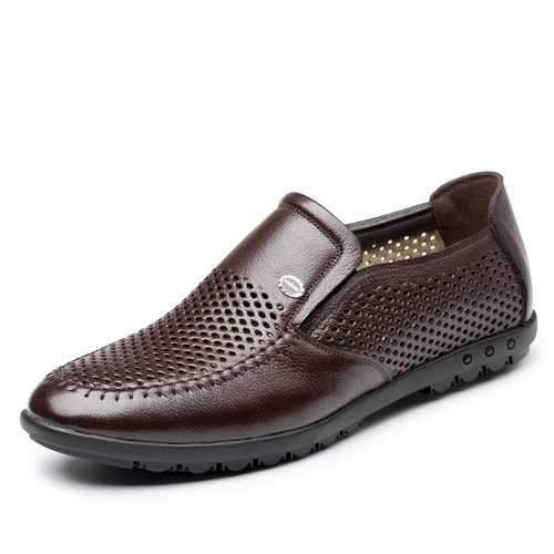 Men Genuine Leather Casual Shoes