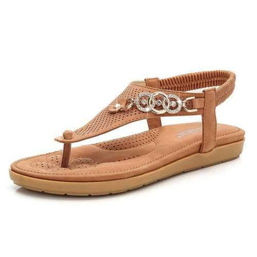 Metal Rhinestone Bohemia Casual Sandals