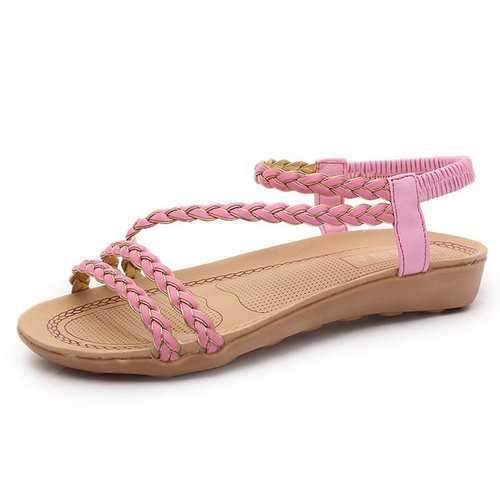 Casual Braided Flat Sandals