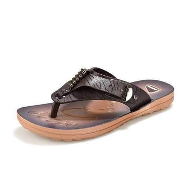 Men Leather Casual Beach Sandals