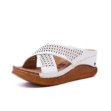 Hollow Soft Platform Sandals