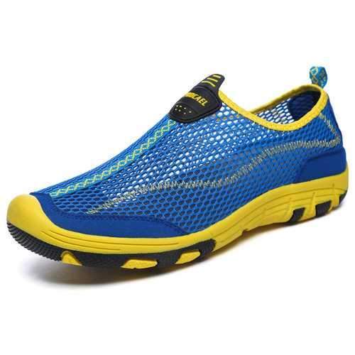 Men Mesh Fabric  Casual Outdoor Sneakers