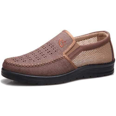 Men Fabric Mesh Casual Driving Shoes