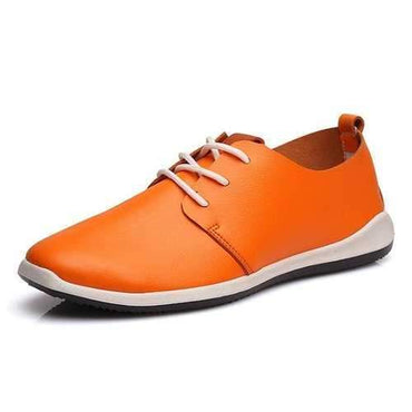 Men Pure Color Super Soft Lace Up Casual Shoes