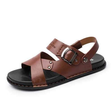 Men Microfiber Leather Casual beach Sandals