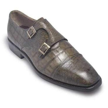 Men Alligator Pattern Leather Shoes