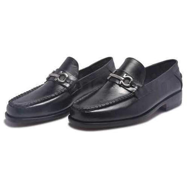 Men Black Leather Shoes